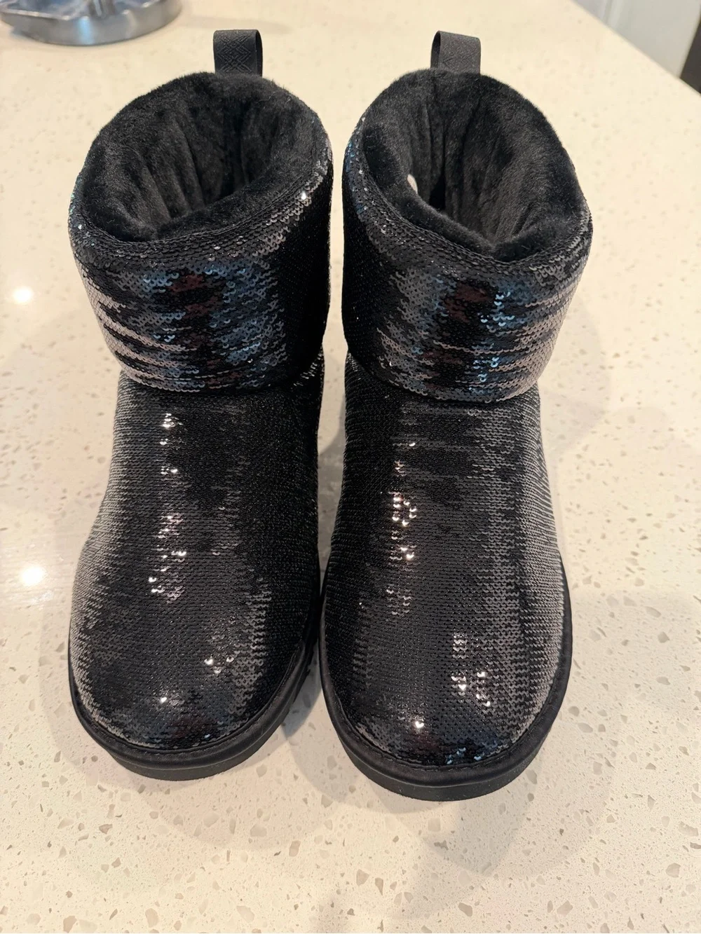 UGG Classic mini mirror ball boot
